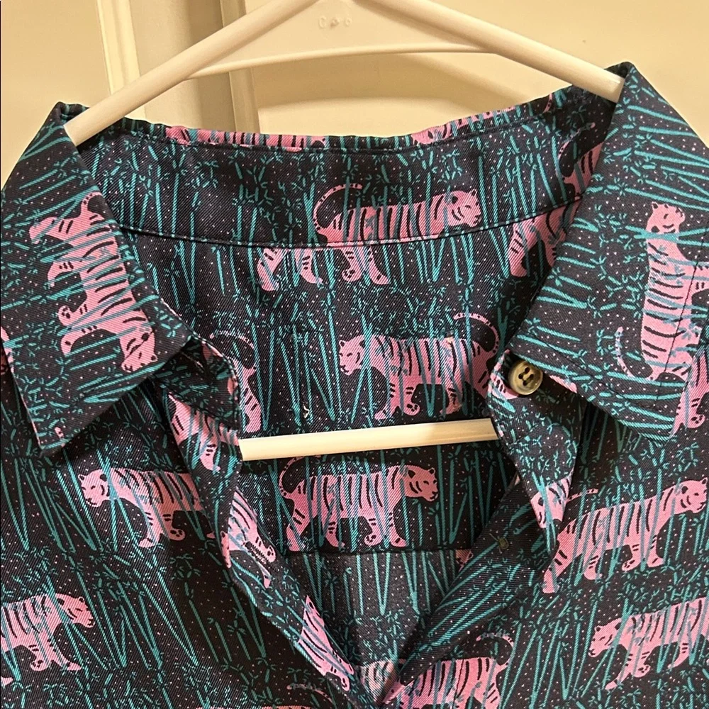 J. Crew Collections Silk Tiger Print Blouse